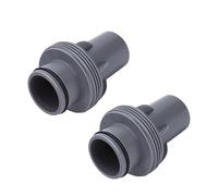 Fdit Adattatore per Tubo Flessibile per Piscina da 2 Pezzi, Connettore per Tubo Flessibile in Plastica a Prova di Perdite per Adattatore di Uscita Ingresso per