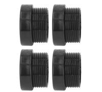 Fdit Adattatore Stabilizzatore per Ombrellone da Piscina, 4 Pezzi, Installazione Semplice, stabilità Aggiuntiva per Ombrelloni da Patio Esterno, Piscina, Giardino, ABS (Black)