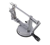 Fdit Affettatrice Manuale per Frutta, Pelapatate, 3 in 1, Versatile Gadget da per Preparare Insalate, Alluminio Resistente, 1 Pezzo