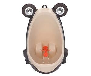 Fdit Allenamento Vasino Portatile a Parete Orinatoio, Ma Materiale Plastico di Formazione Animale di pipì, Materiale Plastico (Caffè)