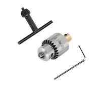 Fdit Alta qualità 0,3-4 Mm Mini Conico Brok Impermeabile e Contro la Corrosione con la Chiave per la Macchina Macinazione, Materiale in Metallo, 1 Chiave, Applicabile per Fresature