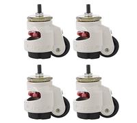 Fdit Assemblaggio della Ruota del Telaio, 4 Pcs, Brocca, Rullo Calmo, Regolazione MC Nylon + Metal
