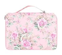 Fdit Astuccio per Matite, Organizer per Cancelleria con Cerniera a 4 Strati Stampato Rosa con 200 Scomparti per Penne e Cinturino da Polso per Studenti D'arte e Ufficio Scolastico (fondazione rosa)