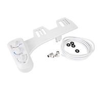 Fdit Attacco WC Bidet, Spruzzatore Acqua Calda Fredda G1/2 Doppio Ugello