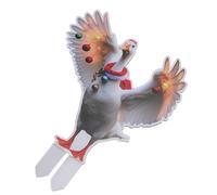 Fdit Attraente Paletto da Giardino Natalizio a Forma di Anatra per la Decorazione del Giardino Esterno, Prato, Vialetto, Paletto da Resistente All'acqua a Forma di Anatra per Feste a Tema o Feste di