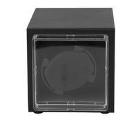 Fdit Avvolgitore Automatico per Orologio Singolo Cassettiere per Gioielli Accessori Decorativi Conservazione Pulita per Orologi Automatici (BLACK)