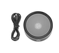 Fdit Base Luminosa a LED in 3D Piastra di visualizzazione per espositore Rotondo colorato a Tocco Piatto Nero