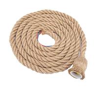 Fdit Base per plafoniera in corda di canapa vintage da 2 m E27 Portalampada per lampada a sospensione per Ristorante Bar Caffetteria Decorazione Casa AC 85-265V (1*supporto)