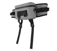 Fdit BASSO DELLA BASSA DI Pesca, Pacchetto DI Peschere per Pesca Multipla con Supporto per la Canna da Pesca a Cinghia Regolabile per Avventure All'aperto (GRAY)