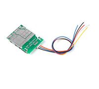Fdit Batteria di Protezione della Batteria per LFP in Ferro Litio 4S 100A 12V, Funzione di Equilibrio per Mantenere le Celle Bilanciate, Fili 5p -250 Mm Inclusi