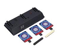 Fdit Bersaglio con Punteggio Elettrico, Giocattolo LED con Suono Flash a Ripristino Automatico con 3 Pannelli di Ripristino Automatico per Giochi di Famiglia, Regali di Compleanno