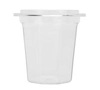 Fdit Bicchiere Erogatore Fondi caffè, PC Antistatico, Dispenser Trasparente per Cestello Portafiltro, Facile da Pulire per gli Amanti del caffè (58MM)