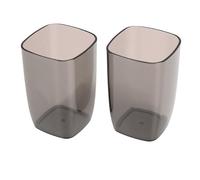 Fdit Bicchieri per Spazzolino in Plastica da 2 Pezzi, Tazza per Collutorio Infrangibile Leggera da 501 a 600 Ml per Uso di Viaggio in Dormitorio, Bagno di Casa (501-600ml)