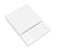Fdit Bilancia Elettronica Compatta con Display a LED, Bilancia Digitale da, Precisione 0,1 G, capacità 3000 G, Portatile per Alimenti con Design Impermeabile per, Gioielli, (WHITE)
