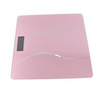Fdit Bilancia Pesapersone Digitale 180kg, Bilancia da Bagno con Tecnologia Step On, Display LCD Retroilluminato, Vetro Temperato 6mm, Accensione Automatica, Precisione 0,05kg per Uso (PINK)