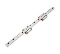 Fdit Binario Lineare in Miniatura MGN12 da 300 Mm Binario di Guida Leggero da 12 Mm per Movimenti Lineari di Precisione Acciaio per Cuscinetti per Apparecchiature Automatiche, Apparecchiature di