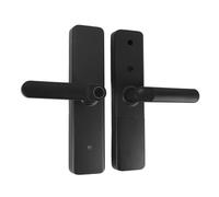 Fdit Blocco Ingresso Impronta Digitale con Codice di Accesso Tecnologia Avanzata Maniglia per Porta D'ingresso Intelligente per Porte Interne della Camera da Letto Sensore di Impronte Digitali a