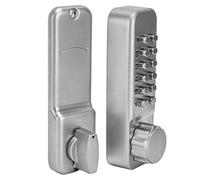 Fdit Blocco Password con Cifre, Serratura Senza Chiave Completamente Meccanica con Password da 1-11 Cifre, per Parcheggio Cancello Appartamento Ufficio Domestico