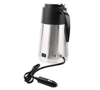 Fdit Bollitore Elettrico Automobilistico, Pentola Elettrica da Viaggio in Acciaio Inossidabile da 1300 Ml, Tazza di Acqua Riscaldante con Tecnologia di (Berlina 12V)