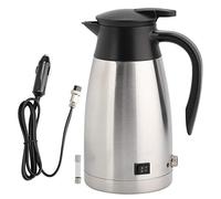 Fdit Bollitore per Auto, Pentola Riscaldante Elettrica da 1000 Ml con Spegnimento Automatico per il Viaggio