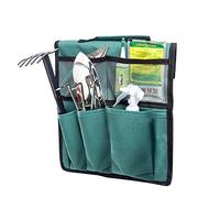 Fdit Borsa per Utensili da Giardino Portatile con Tasche Multiple, con Sacca per Utensili da Giardino, per Semi, Fertilizzanti, (GREEN)