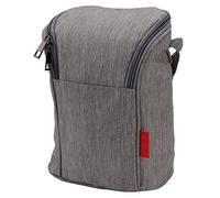 Fdit Borsa Porta Biberon, Borsa Termica in Nylon con Gancio per Passeggino e Tracolla Regolabile, Contenitore Multiuso per Biberon da Viaggio e Oggetti Essenziali (GREY)