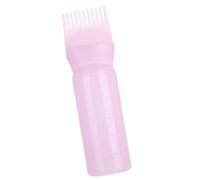 Fdit Bottiglia Colorare per Capelli Professional Pettine Strumento Colorato per Capelli per Salone Domestico Adatto per il Budget Professionale Utilizzare Materiale Plastico di qualità (PINK)