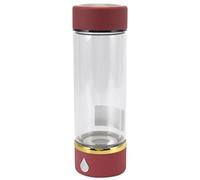Fdit Bottiglia D'acqua Ricca di Idrogeno Tecnologia di Elettrolisi Efficiente per Generatore di Idrogeno Portatile antietà Tazza D'acqua per Ufficio Domestico ABS 380 Ml (rosso)