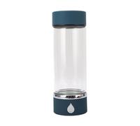 Fdit Bottiglia D'acqua Ricca di Idrogeno Tecnologia di Elettrolisi Efficiente per Generatore di Idrogeno Portatile antietà Tazza D'acqua per Ufficio Domestico ABS 380 Ml (BLUE)