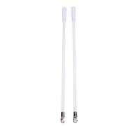 Fdit Bottiglie Verticali Exchange of the Stick Accessori per Aperture di Finestre Robuste per L'uso a Casa 2 Pezzi in Fibra Bianca Blind (30,5 cm / 12in)