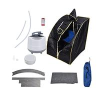 Fdit Box per Sauna a Vapore Portatile con Vapore da 1000 W 2,0 Litri per Il Relax e la Perdita di Peso a Casa (Spina Europea 220 V AC220-240V)