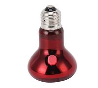 Fdit Bulbo della Lampada di Calore del Rettile Rosso E27 Anfibio UVA, Lampadina della Lampada da Riscaldamento e Riscaldamento Notturno per Lucertola di Serpenti 220-240V (75W)