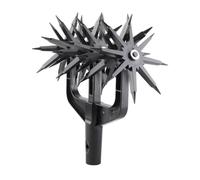 Fdit Buscinetti da Giardino Cultivatore di Rotazione con Lame per Coltivazione Efficiente, Fossato e Ora per attività di Cura e Ventilazione, Plastica Nera 23,5 X 13,5 X 26, Cm (BLACK)