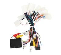 Fdit Cablaggio Stereo per Auto, Connettore Adattatore a Filo Radio per Venza, Imbracatura per unità di Testa di Play con Controllo del Volante e Supporto USB