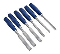 Fdit Calpentry Chisel in Legno Assemblare con Foglie di Acciaio Sufficientemente Resistenti per Progetti di Intaglio in Legno con 6 Pezzi