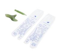 Fdit Calzini per Riflessologia con Strumenti per Massaggio dei Punti Actuator Allevia L'affaticamento Durante il Massaggio Ai Piedi Cotone Altamente Elastico - Calzini per Digitopressione (Taglia