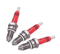 Fdit Candele D8TC 3 Elettrodi per Moto 125 - Alta Qualità, Migliora Prestazioni Motore & Risparmio Carburante (3 Pezzi)