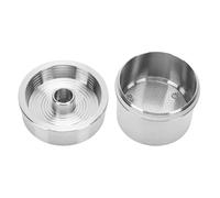 Fdit Capsule di caffè Riutilizzabili in Acciaio Inossidabile per Macchine da caffè con Kit di Spazzole per Cucchiai con Filtro in Acciaio Inossidabile 304 1,5x1,4 Pollici