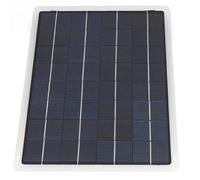 Fdit Caricatore Portatile per Batteria Solare con Protezione Sovraccarico, MPPT -Controller Costruito, Adatto per Taglieri di Erba per Barche per Auto (20W)