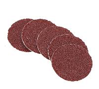 Fdit Carta Vetrata Rotonda 200 Pcs Disco Rosso Affollamento Strumenti di Polimerizzatura per Macinazione per Macinazione per Automobilismo [pietra artificiale] 1 in 25 Mm (60#)