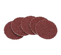 Fdit Carta Vetrata Rotonda 200 Pcs Disco Rosso Affollamento Strumenti di Polimerizzatura per Macinazione per Macinazione per Automobilismo [pietra artificiale] 1 in 25 Mm (80#)