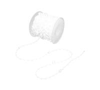 Fdit Catena per Tende Verticali a Rullo, 10 M, in Ferro Bianco, Materiale POM, Accessori per Tende a Pacchetto, Verticali Fai da Te, Decorazione per la Casa (10M(10CM))