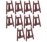 Fdit Cavalletto in Miniatura per Casa delle Bambole con Design Raffinato, Mini Cavalletto Portatile da 10 Pezzi, Modello per la Decorazione di Ristoranti e Bar