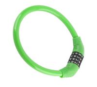 Fdit Cavo di Blocco della Bici, Blocco Bici Combinato di Numeri a 4 Cifre con Cavo in Acciaio Ad Alta Sicurezza per Ciclo Esterno e Scooter Elettrici (GREEN)