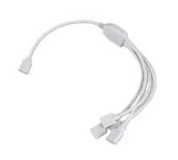 Fdit Cavo di Prolunga ARGB Configurazione Plug and Play Ampia compatibilità della Scheda Madre per il Telaio del Computer Dispositivo di Raffreddamento della CPU e Ventola ARGB da 5 V (WHITE)