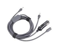 Fdit Cavo di Rete Durevole 5 Metri per Mini Antenna Satellitare, Spina e Caricatore Automatico Gioco a 12 V 24 V in Cavi di Alimentazione CC per Problemi di Alimentazione