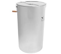 Fdit Centrifuga Manuale per Separatore di con Estrattore di in Acciaio Inossidabile con Parete del Cilindro Ispessita e Ingranaggi in Ghisa per L'apicoltura