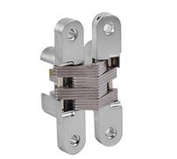 Fdit Cerniera Nascosta in Lega di Zinco Cerniera Nascosta Invisibile Nascosta Cerniera Nascosta per Porta Hardware(94mm)