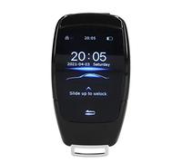 Fdit Chiave di Auto Intelligente, Tasto Remoto Touchscreen 2 Pollici con Voce Senza Chiave, Sblocco di Blocco Automatico, Controllo della Finestra per i Veicoli Push per Avviare, (BLACK)