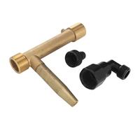 Fdit Chiave per Valvola con Attacco Rapido in Ottone da Giardino Strumento Resistente Alla Ruggine per un Accesso Efficiente All'acqua Tubo con Valvola con Attacco Rapido G1 per Irrigazione da